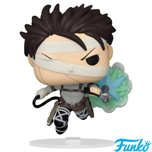 Funko POP #1993 Attack on Titan Levi with Bandages Figure